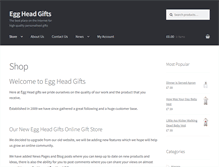 Tablet Screenshot of eggheadgifts.com